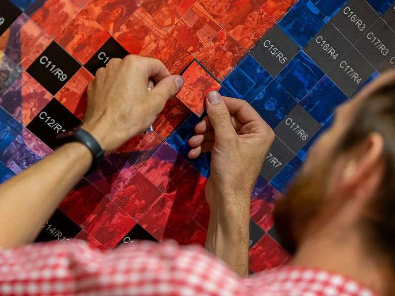 Mozaiková stěna pro vizuální efekt - Quixland
